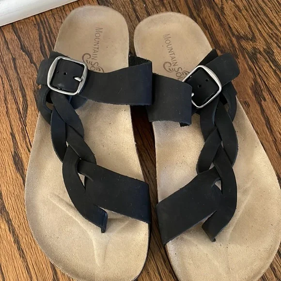 Mountain Sole braided sandals genuine leather - Picture 3 of 5